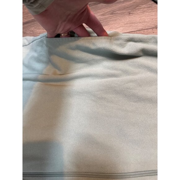 Vintage Vanity Fair Sage Green Quilted Yoke Full-Zip Robe Dress Small S Pockets - Picture 4 of 9